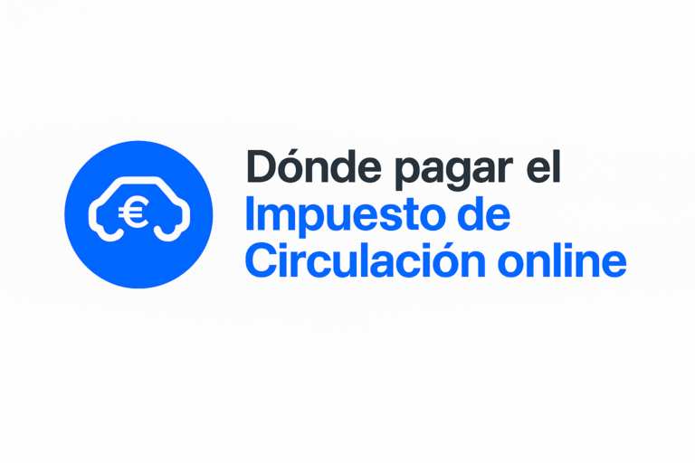 Dónde pagar el Impuesto de Circulación online en 2026 – Guía para abonar el IVTM por internet en tu municipio