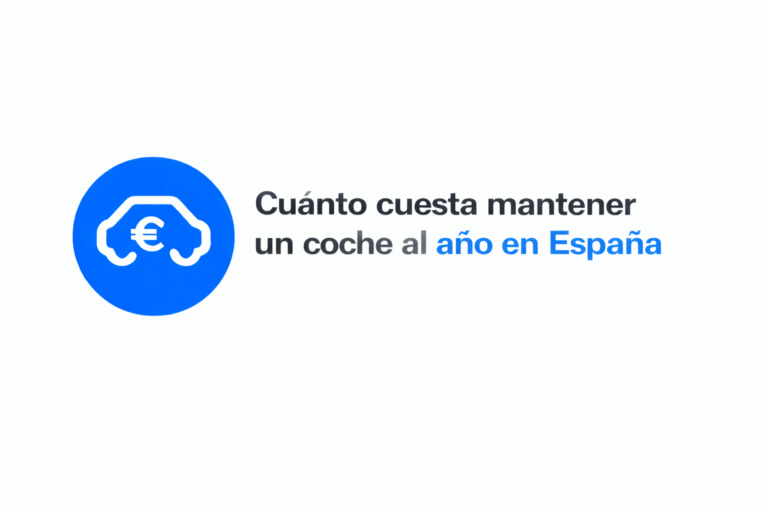 Cuánto cuesta mantener un coche al año en España (2026)