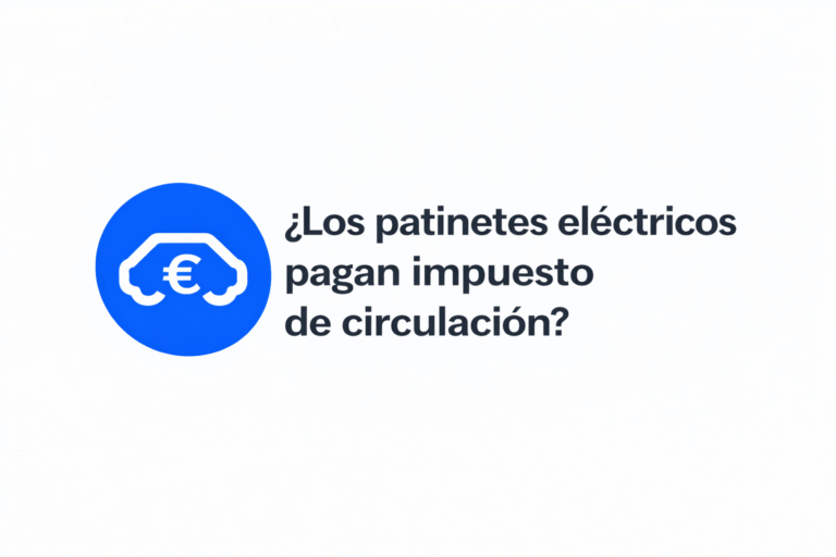 ¿Los patinetes eléctricos pagan impuesto de circulación