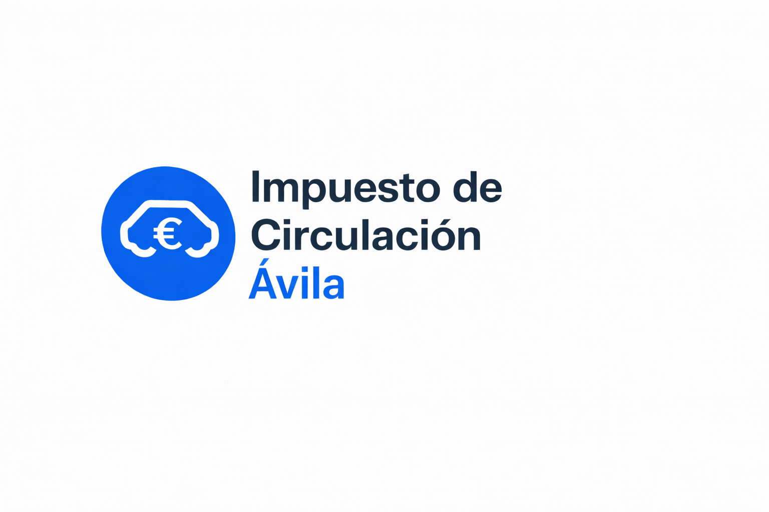 Impuesto de Circulación en Ávila