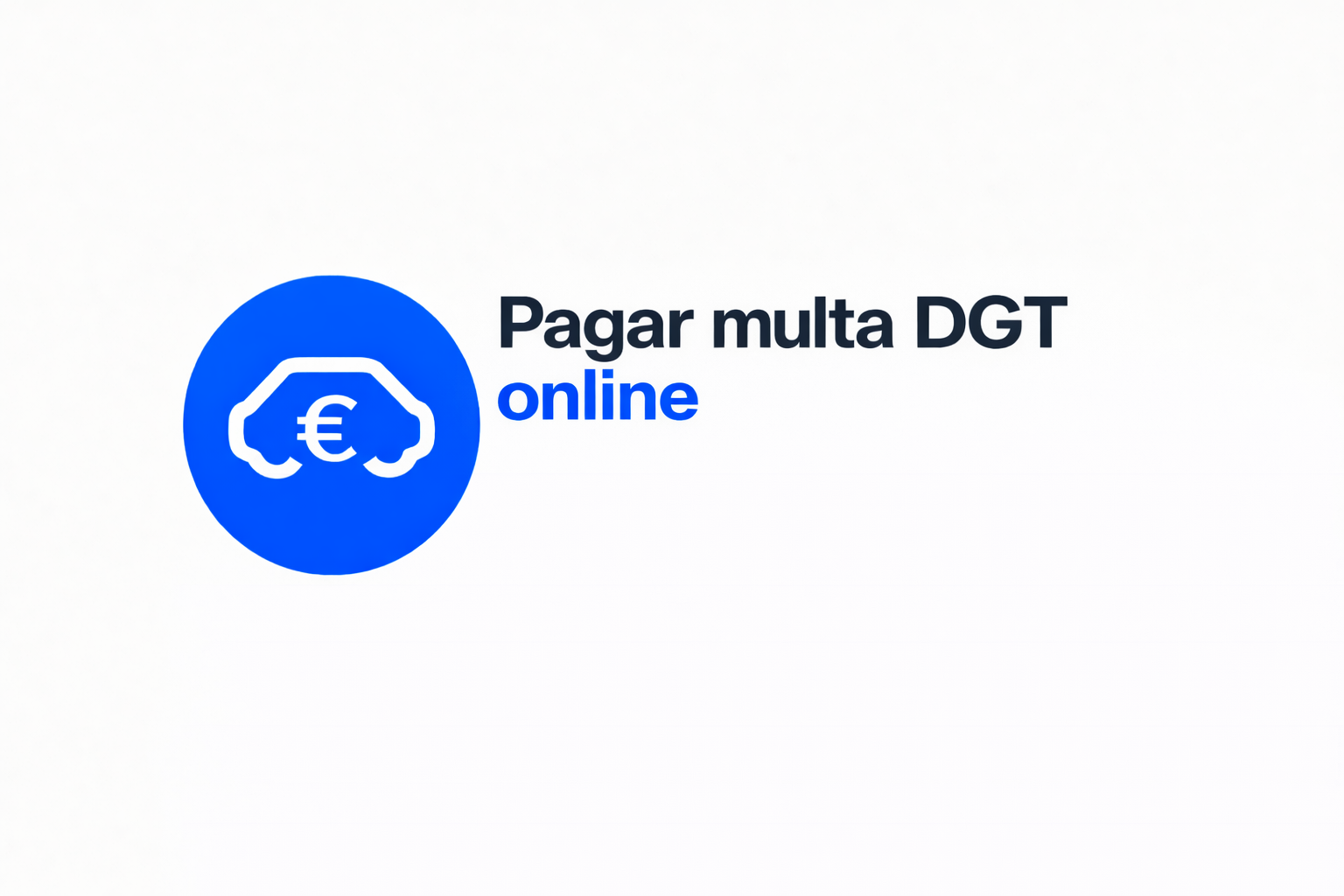 Pagar multa DGT online