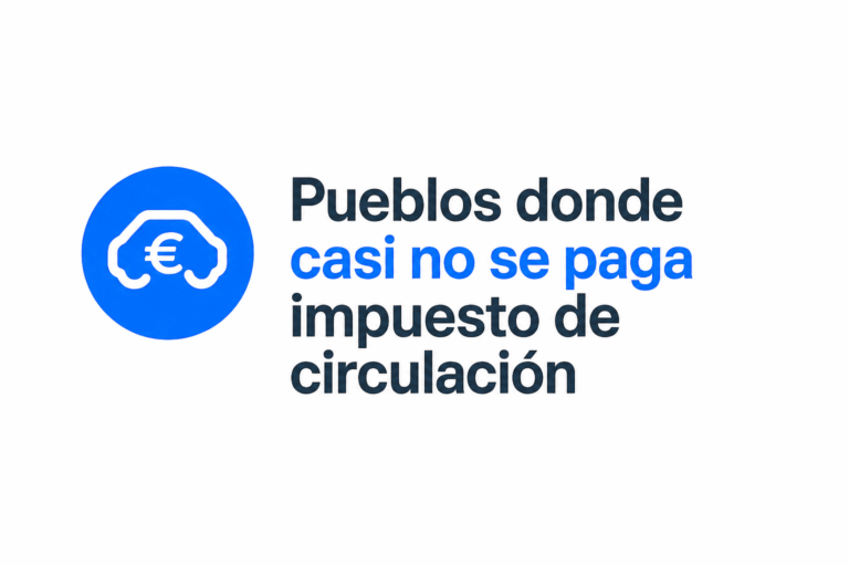 Pueblos donde casi no se paga impuesto de circulación