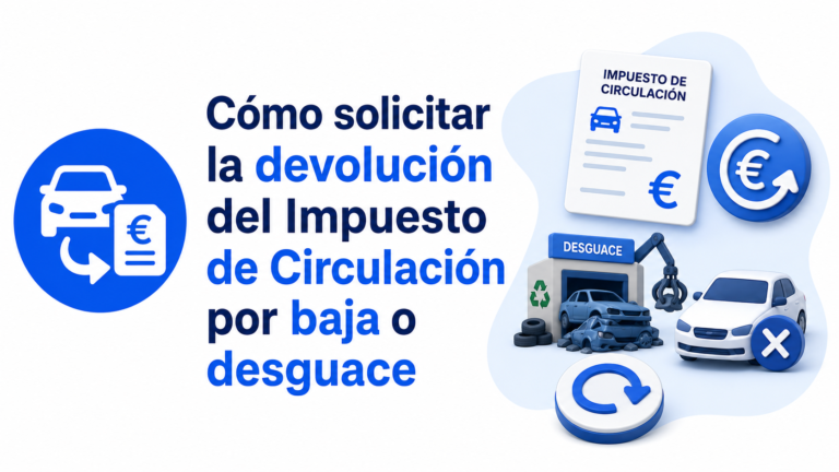 Cómo solicitar la devolución del Impuesto de Circulación por baja o desguace