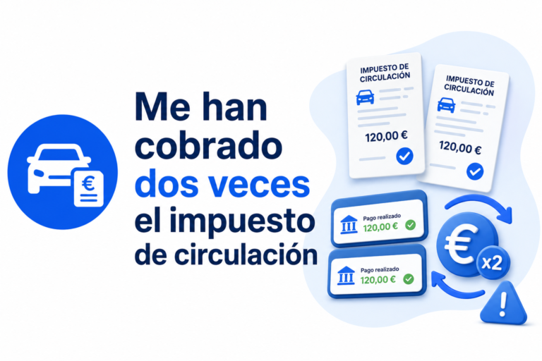 Me han cobrado dos veces el impuesto de circulación