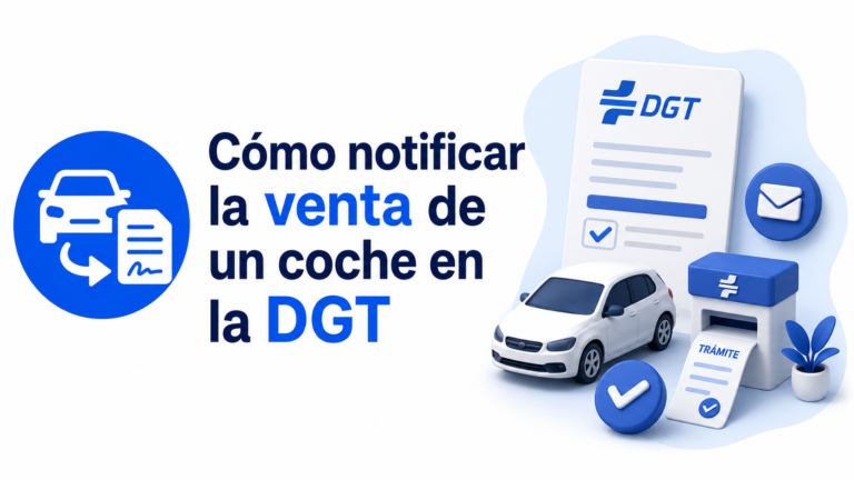 Cómo notificar la venta de un coche en la DGT online