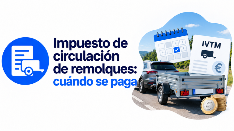 Impuesto de circulación de remolques: cuándo se paga